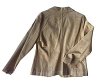 Beige Suede Jacket worn by Melinda Schneider