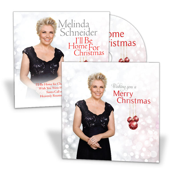 Signed I'll Be Home For Christmas EP & Christmas Card by Melinda Schneider
