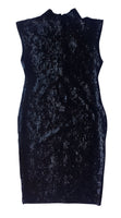 Black Stretch Sequin Dress worn by Melinda Schneider