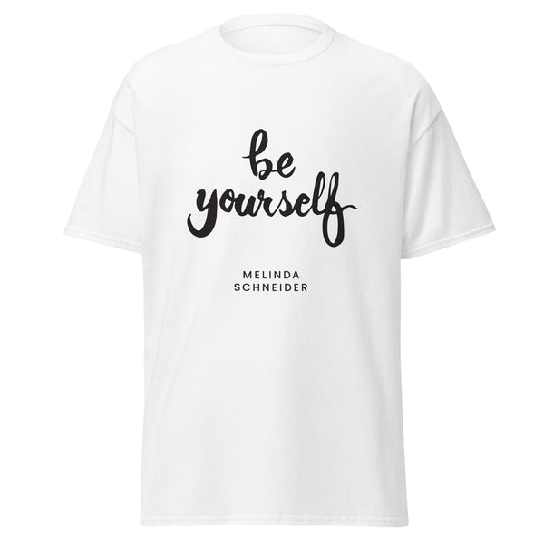 Unisex Be Yourself T-Shirt (White/Gray)